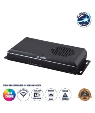 GloboStar® PROCULCO ZH-C2 90238 Professional LED Video Processor - Επαγγελματικός Επεξεργαστής Βίντεο για Ψηφιακές Οθόνες LED Video Wall - 1.3 Million Points - Loading Area W4096 x H2160 - WiFi - Android 5.1 - AC 220-240V - IP20 Μ31.5 x Π16 x Υ5.5cm